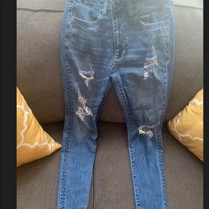 American Eagle superstretch hi-rise jeggings 6 EUC